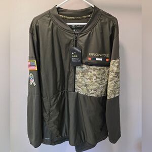 Nike Broncos NFL Salute to Service Hybrid Jacket Men’s NWT